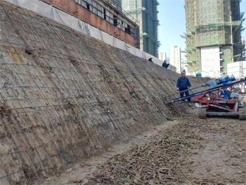 广安区建筑边坡支护