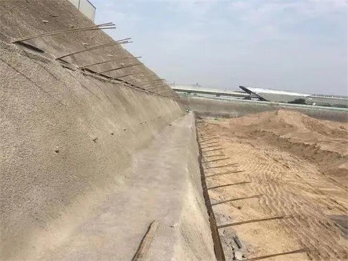 广安区河道边坡加固